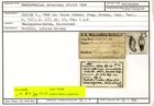 Karteikarte zum Holotyp von Hemirobulina arcuatula Stache, 1864